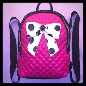 Betsey Johnson Small Pink Backpack🎀